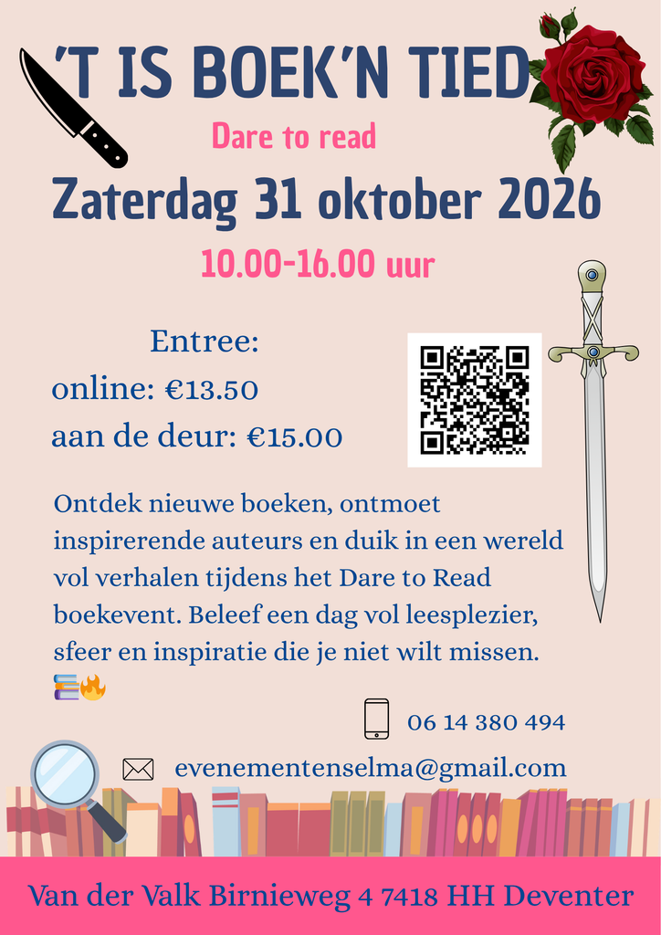 `T Is Boek'n Tied poster (1)